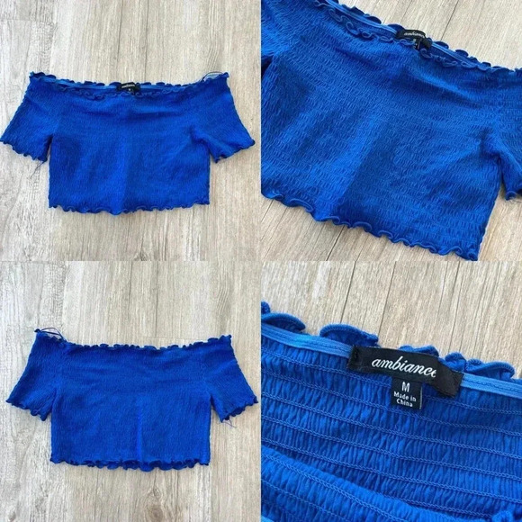 Womens Bundle of 4 Cropped Shirts - M - Picture 5 of 5